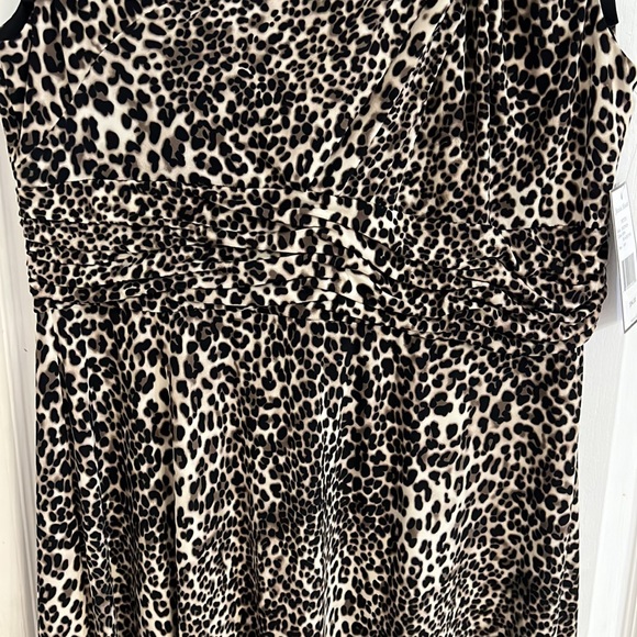 Jessica Howard Leopard Print Dress 14P NWT - Picture 6 of 10